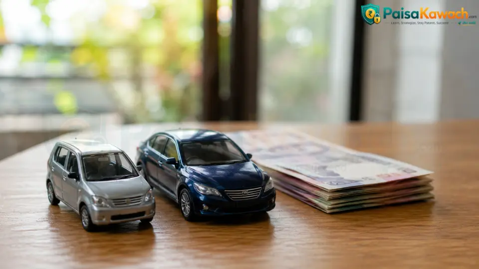 Comparison of recommended car affordability rule versus actual overspending pattern