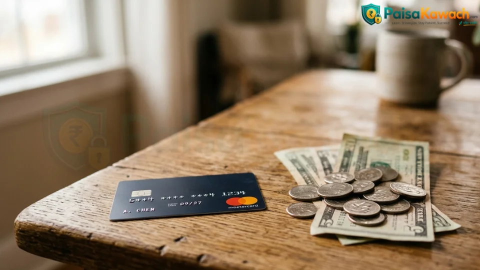 Comparing credit card debt versus emergency savings balance