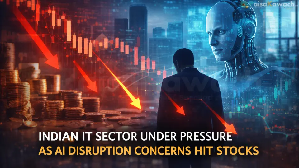 IT Stocks Under Pressure as AI Disruption Fears Trigger Sharp Sell-Off in Indian Tech Sector