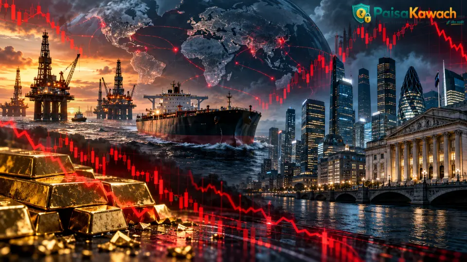 Oil Surge Shakes Global Markets as Gold Falls and Rate Hike Fears Return