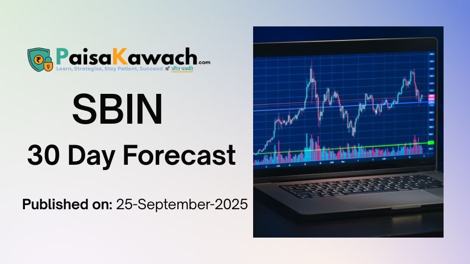 SBIN Forecast – 30-Day Outlook